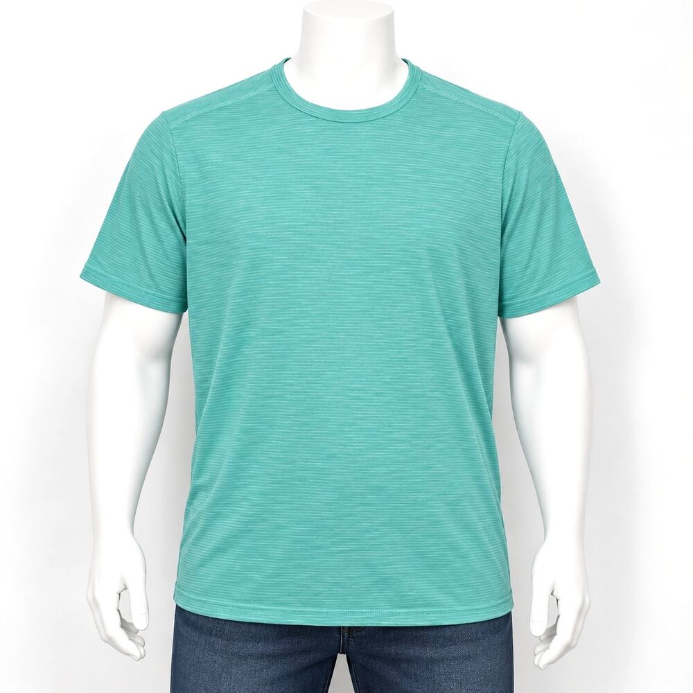 Tommy Bahama Paradise Isles IslandZone Shirt Mens Sz XLT Tall Kohala Teal Green
